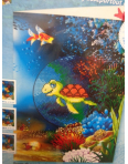 Obrázok pre Pohľadnica 817 korytnačka pod vodou