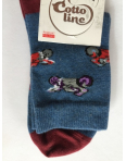 Obrázok pre Ponožky CottonLine modré
