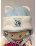Obrázok pre Detská čiapka modrá s mackom