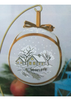 Obrázok pre Sada Vianočná guľa s domčekmi v zime 10287