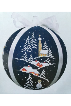 Obrázok pre Sada Vianočná guľa Kostolík s dedinou 8988