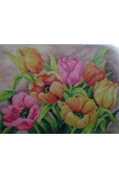 Obrázok pre Gobelin Farebné tulipány 2618
