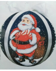 Obrázok pre Sada Vianočná guľa so Santa Clausom 10641