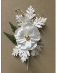 Obrázok pre Svadobné pierko kvietok s perličkou